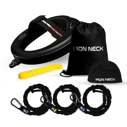 Image of Iron Neck 3.0 Pro, Rehab Kit Bundle, Advanced 360 Neck Trainer and Resistance Bands for Working Out, Rehabilitation, Pain Relief and Posture Correction