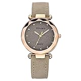 Uhr Leicht zu lesen: Sehen Sie das Zifferblatt besonders klar ist, ist eine gute Größe und hat keine störenden Verzierungen oder ausgefallene Funktionen so sehr einfach auf einem Blick zu lesen ist.Es ist auch sehr leicht und hat eine noble und minimalistisches Design.