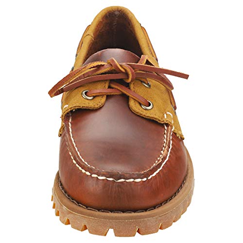 Sebago Portland Lug Uomo Scarpe Marrone Chiaro 45