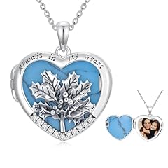 Holly Flower Locket Necklace