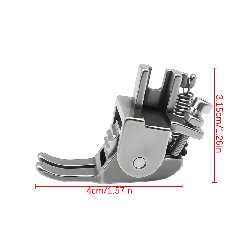 Pie de máquina de coser rodillo pesado ajustable miniatura 4