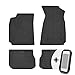 moto-MOLTICO Tapis de Voiture - 4 pièces - Tapis de Sol antidérapant pour Automobile - 100% Caoutchouc - Adapte pour: Audi A4 B5 1994-2001