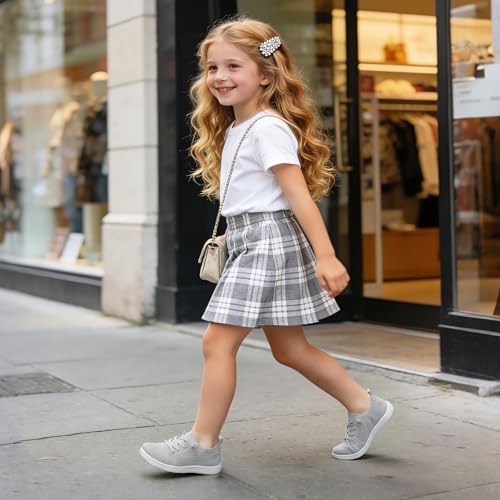 Image of LeIsfIt Toddler Shoes Girls Boys Wide Shoes Kids Zero Drop Minimalist Sneakers Barefoot Slip on Tennis Sneakers