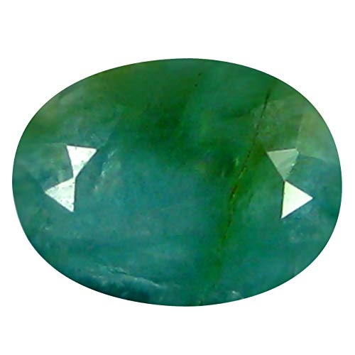 Grandidiérite ovale 0,57 ct pierre précieuse vert bleuté pour cadeau unique