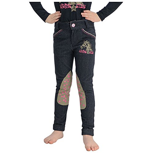 Little Rider Riding Star Denim Jodhpurs Age 3-4 Denim