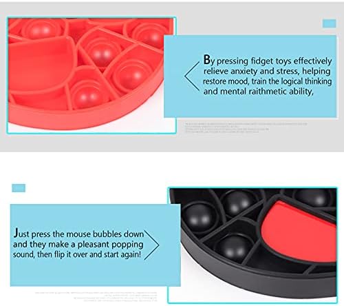 Push Pop Bubble Sensory Fidget Toy Spiderman, Superhero Pop It Controller Bubble Fidget Toy, Popper Autism Special Needs Stress Reliever Silicone Anxiety Reliever Toy Poppet Toy for Boys Kids & Adults
