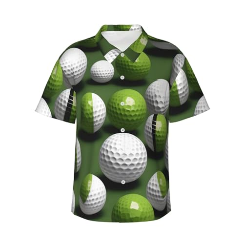 Chemise hawaïenne golf homme coupe droite manches courtes tissu ultra léger respirant