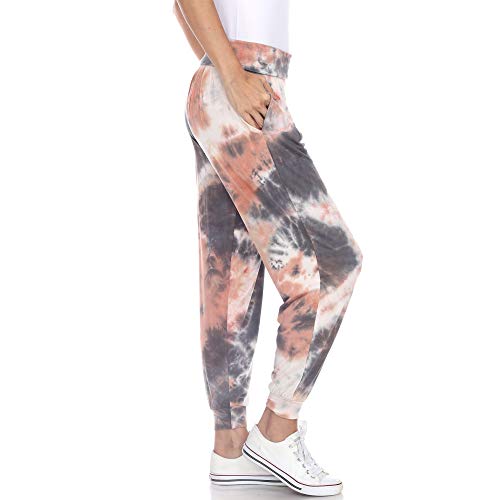 white mark Women's Tie-Dye Harem Pants with Pockets2