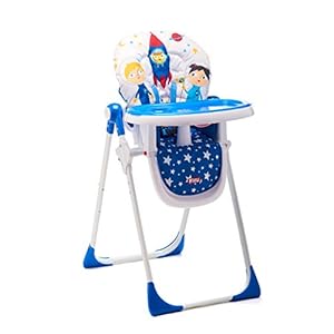Piku Astronautas – Trona para bebés con bandeja regulable