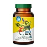 MegaFood Multivitamin for Men 55+ One Daily Mens Multivitamins, Methylated B12, Vitamin D3, C & Zinc - Healthy Aging, Bone & Muscle Health & Immune Support - Vegetarian - 120 Tablets