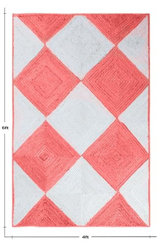 Tapis en jute tressé résistant pour protéger le sol du salon - 4