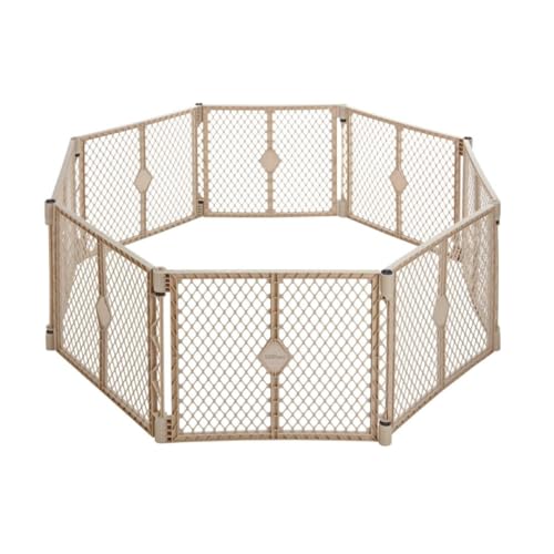 Toddleroo by North States - Superyard Baby Play Yard: Freestanding 8-Panel Baby Playpen - Indoor or...