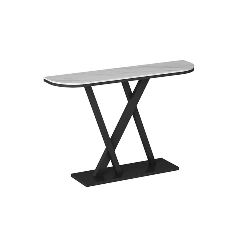 ENGENDER Console Tables Simple Hotel Lobby End View Table Entrance Slate Console Home Semi-circular