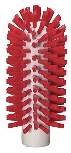 Brosse tube rigide polyester rouge Vikan pour nettoyage industriel cylindrique