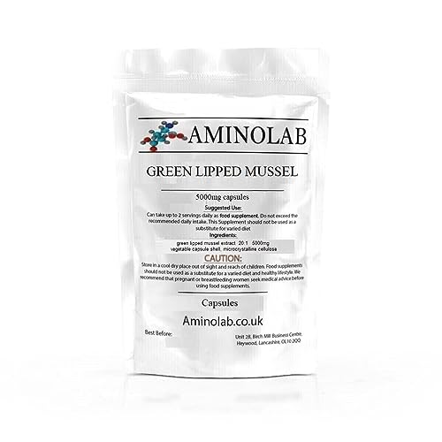 Aminolab - Green LIPPED Mussel 5000mg 365 Capsules