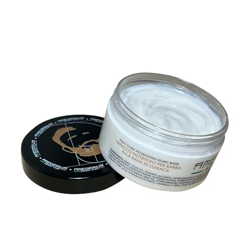 Enveloppement pour barbe à la bave d'escargot : produit de soin hydratant