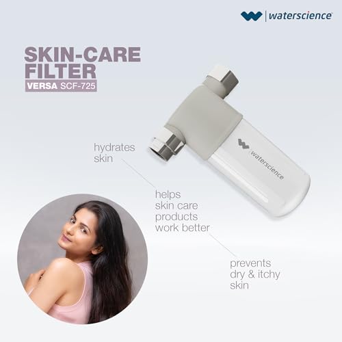 Image of WaterScience VERSA Skin Care Filter for Hard Water with Vitamin C | Tap Filter for Hard Water | Wash Basin Filter for Skin - VERSA-SCF-725