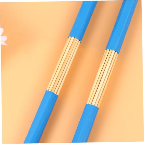Par de baquetas de madera azules para jazz y folk miniatura 3