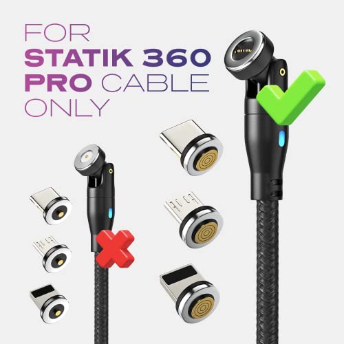 Conectores magnéticos USB 3-pack Statik 360 Pro miniatura 5
