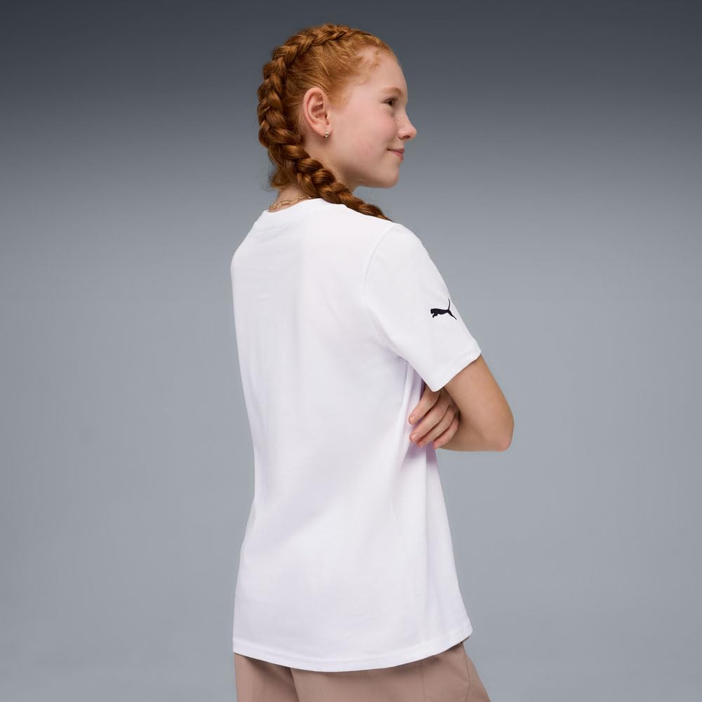 Puma T-Shirt Unisex - T-Shirt con quadrante colorato Ferrari per Adulti Puma WHI Tees