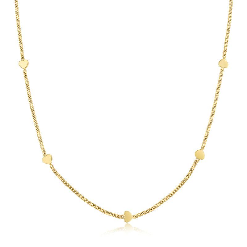 Chaîne élégante 42+3 cm - Bijou tendance collier ras de cou sophistiqué pour femme