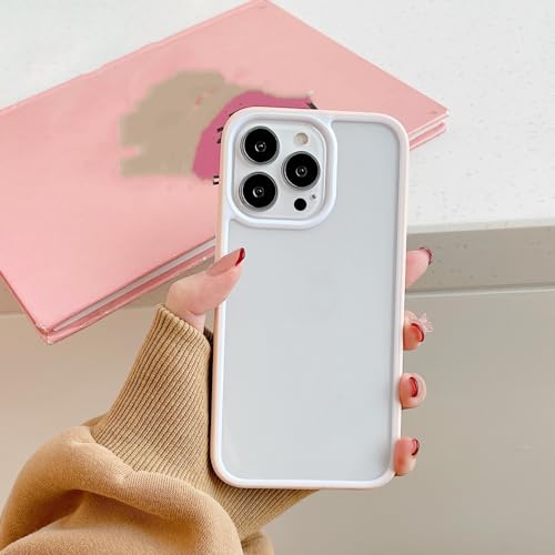 Coque silicone antichoc transparente cadre rose néon pour iPhone X XS