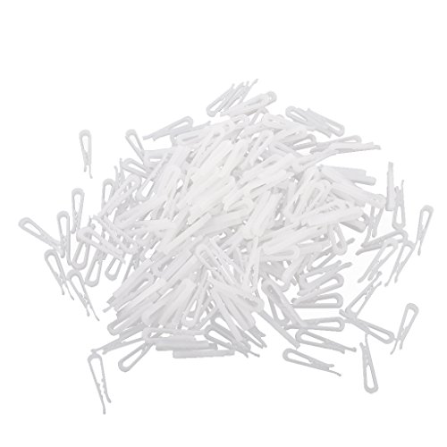 200x clipes de plástico com para camisa social embalagem de vestuário