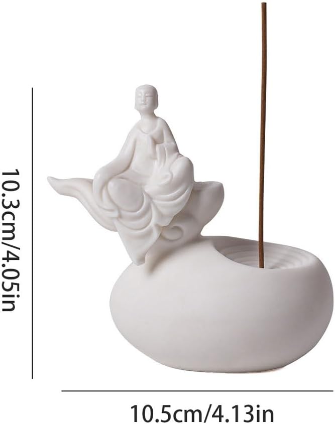 Incense Burner Chinese Ceramic Incense BurnerHome Interior Creative Incense Zen Incense Holder Incense Holder Ornaments Backflow Incense Burner