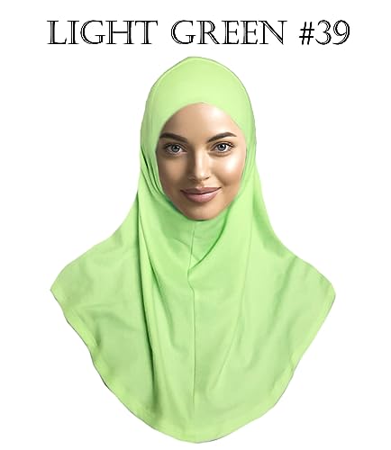 One Piece Hijab, Cotton, Solid Cover, USA, Model H132