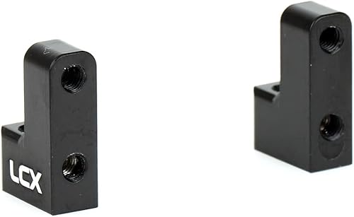 Miniatura 5 de LCX Racing 1/10th RC Crawler Car CNC mecanizado aluminio eje servo montaje para Axial SCX10 SCX10 II Wraith RR10 Capra TRX4 TRX6 D90