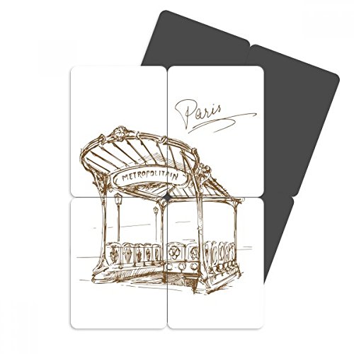 Aimants pour réfrigérateur de Paris - Solution parfaite pour fixer vos notes - 2