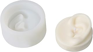 Candle Molds 3D Ear Soap Silicone Mould Creative Human Sculpture Facial Features Aromatherapy Candle Making Tools