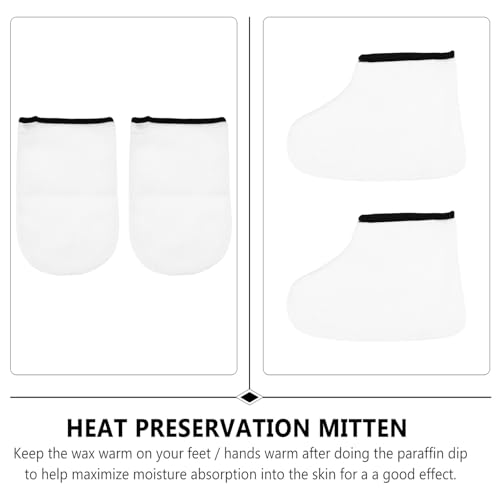 Protection la cire de paraffine avec moufles en polyester isolant - 7