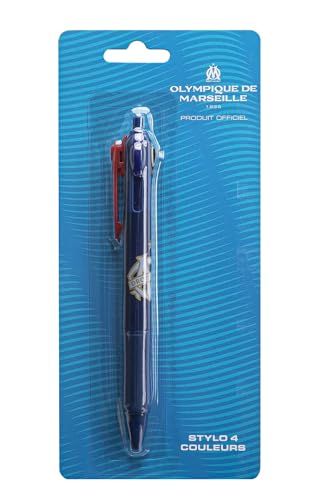 OLYMPIQUE DE MARSEILLE Stylo 4 couleurs OM - Collection officielle
