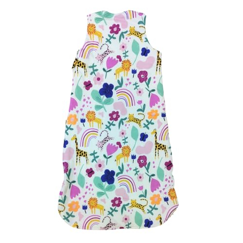 Image of Pure Cotton Baby Sleeping Sack Bag, Baby Sleeping Pod, Inverted Zipper, Snap Buttons, Inner Padding Filling