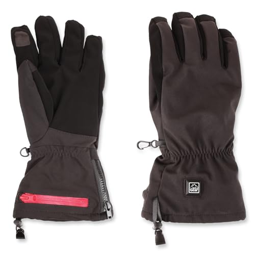 Infra Gear Heated Gloves, Men's and Women's Skiing, Snowboarding Gloves, Fully Rechargable (Large)