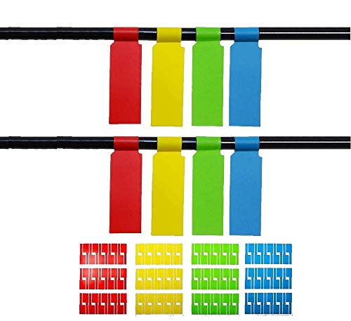 Zembros 8 Sheets 240 Pieces Cable Labels, A4 Self-adhesif Wire Labels. Waterproof, Tear Resistant Cord Tags - for Handwriting and Laser Printer