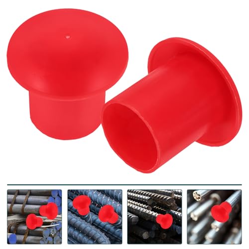 Tapas protectoras de plastico PP de gran durabilidad para barras de refuerzo de obras 7