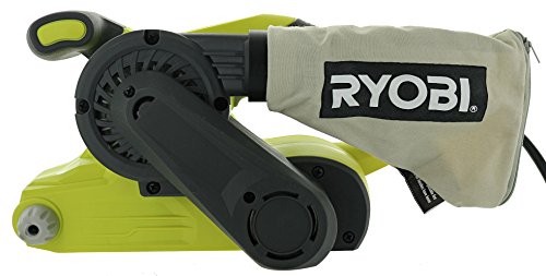 Ryobi Be319 6 Amp Portable 320 Feet / Minute Corded Belt Sander (3” X 18”) W/ Onboard Removable Dust Bag (Medium Grit Sanding Belt Included) #TOP2