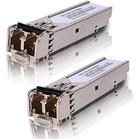 2 Pack 1.25G 850nm Multimode SFP LC Transceiver Fiber Module 550 Meters 1000Base-SX LC MMF for Cisco GLC-SX-MMD/SX-MM/SFP-GE-S,Fortinet,Ubiquiti UniFi UF-MM-1G,Mikrotik S-85DLC05D Meraki MA-SFP-1GB-SX Cover