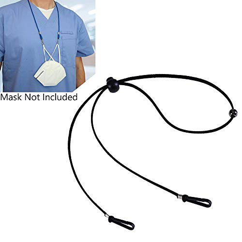10PCS Mask Lanyard for Kids Cute Adjustable Length Handy Convenient Safety Chain Holder Around The Neck Rest Ear Saver for School Outdoor Sport (10pcs, 10 Color(Unisex)) Round Rope - Thumbnail 5