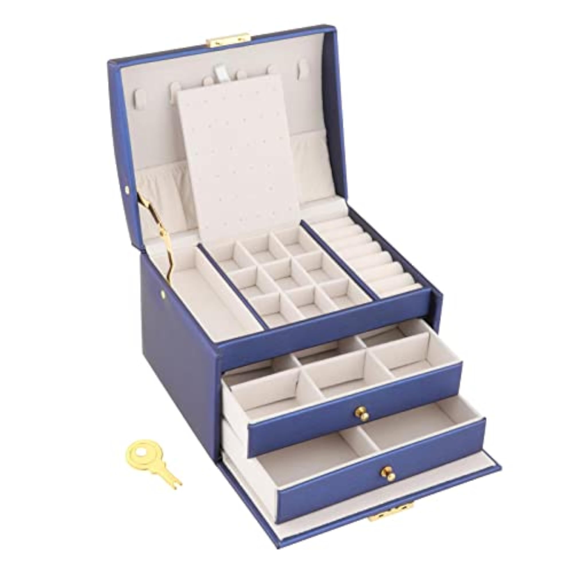 Creative Decorative Blue Jewellery Storage Box