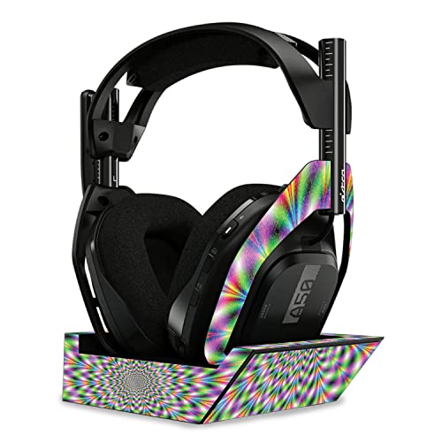 Image of MightySkins Glossy Glitter Skin Compatible with Astro A50 Wireless Headphones + Base Station (Gen 4) - Hypnosis | Protective, Durable High-Gloss Glitter Finish | Easy to Apply | Made in The USA