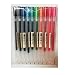 Muji Gel Ink Ballpoint Pens 0.38mm 10-colors Set (Original Version)