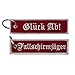 Café Viereck ® Fallschirmjäger Schlüsselanhänger mit Öse und Ring – 12 cm x 3 cm