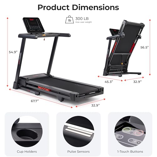 Sunny Health & Fitness SF-T723016 Treadmill Elite Smart Auto Incline thumb #5