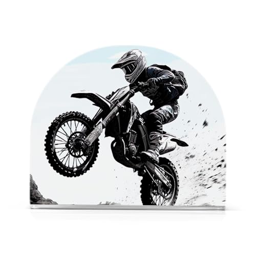 Dirt Bike Jump Napkin Holder Acrylic, Napkin Holder for