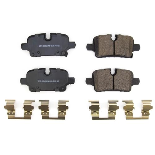 Image of PowerStop Rear Brake Pads for Buick Envista 2024-25 |Chevrolet Equinox 2022-24 |Malibu 2020-25 |GMC Terrain 2022-24 - Z17 Ceramic Brake Pads with Installation Hardware, 17-2374
