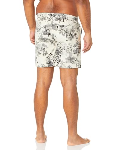 HUGO Men's Standard Modern Toile Swim Trunks2