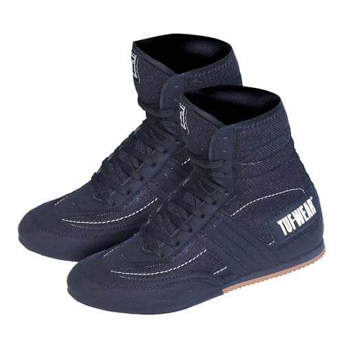 Image of USI Universal Boxing Shoes, 701S Shuffle Boxing Boots, Boxing Shoes for Men & Women, Mesh & Nubuck PU Upper, Strong Rubber Grip Sole (Size 6)